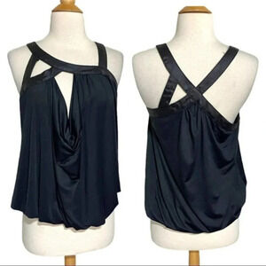 Decibel M sexy black strappy sleeveless top‎